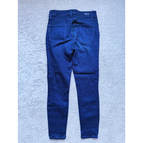 Paige Hoxton Ankle Skinny Jeans Size 26 Dark Wash Blue Classic Timeless Fall - Picture 6 of 6